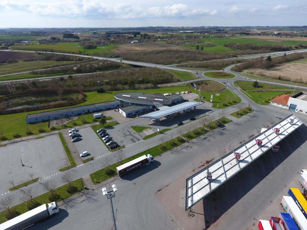 Motel Trafikcenter Saeby Sæby Exterior foto